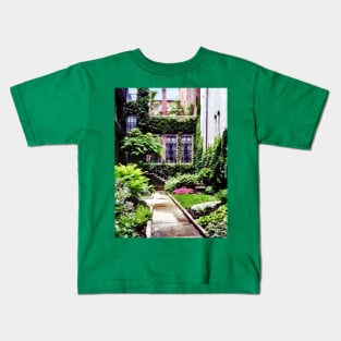 Boston MA - Hidden Garden Kids T-Shirt